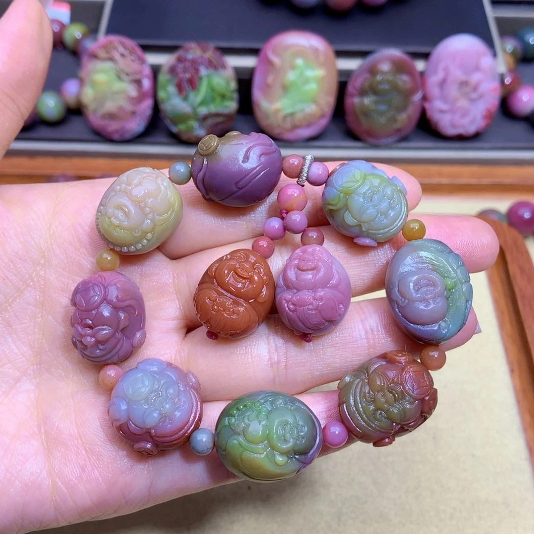 手链玛瑙未镶嵌盐源