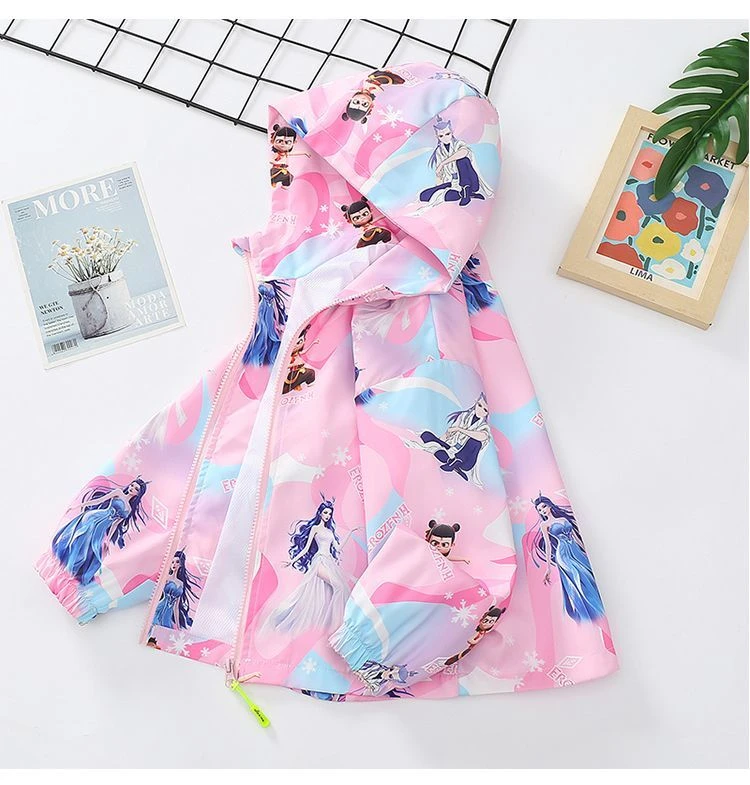 女童春秋外套2025新款哪吒中小童女孩洋气百搭公主风上衣儿童