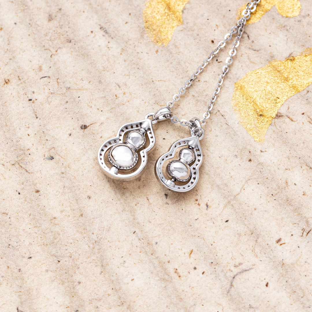 银壶大魔王 双葫芦 茶配件 WCYP665