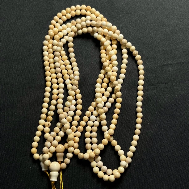 P4101 精选原色多圈 约珠径5mm 只做天然猛犸牙