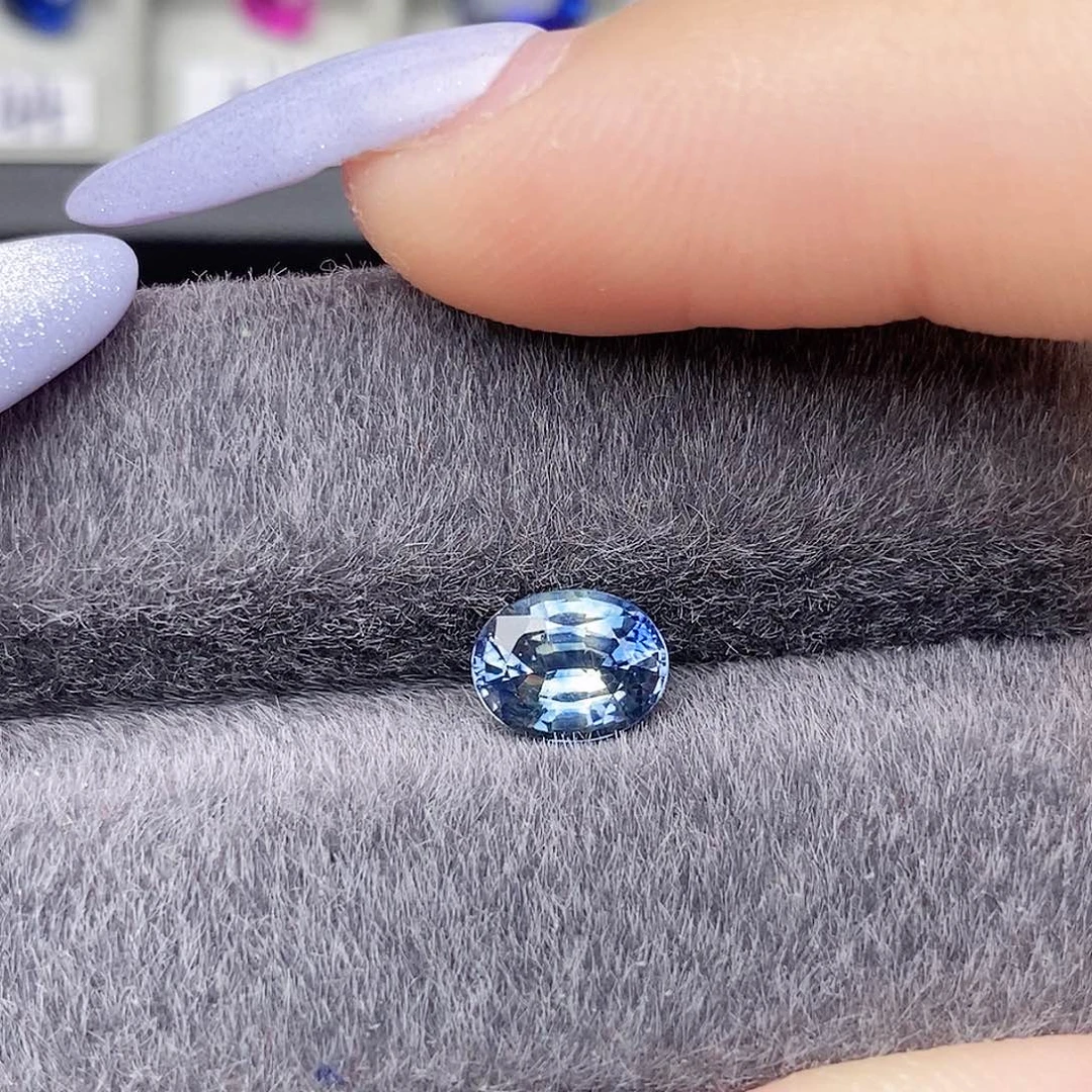蓝宝石裸石GRA蓝黄双色精致1.50ct/0551
