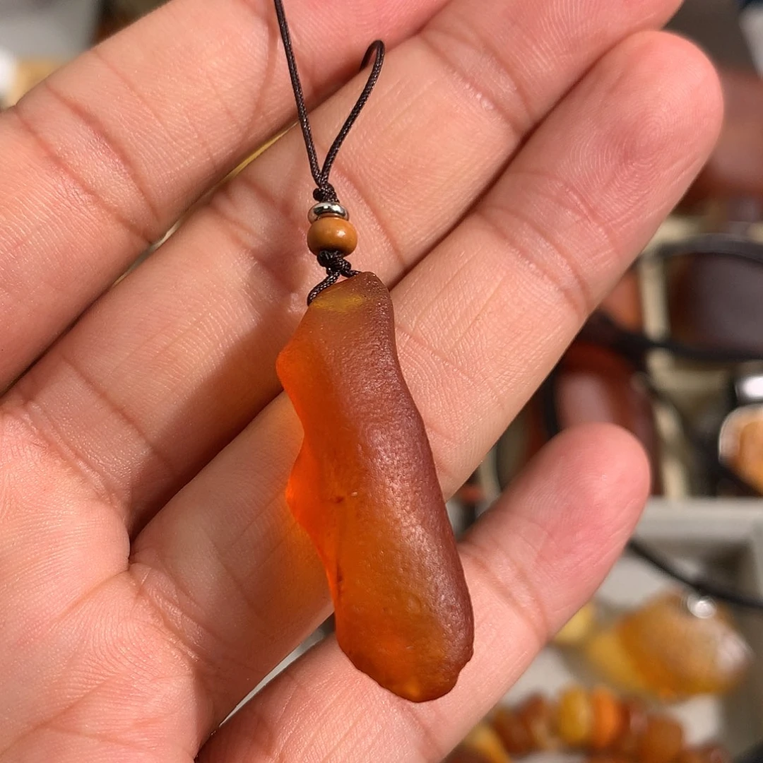 蜜蜡裸石未镶嵌你