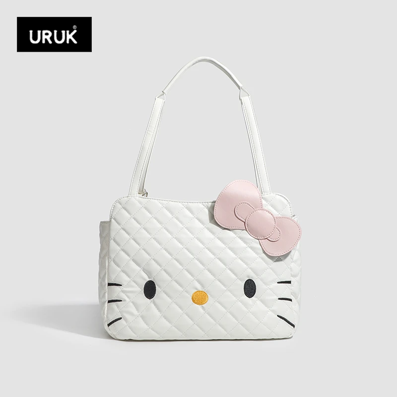URUK潮流时尚可爱卡通少女心高级感小众包包手提双肩大容量学生款