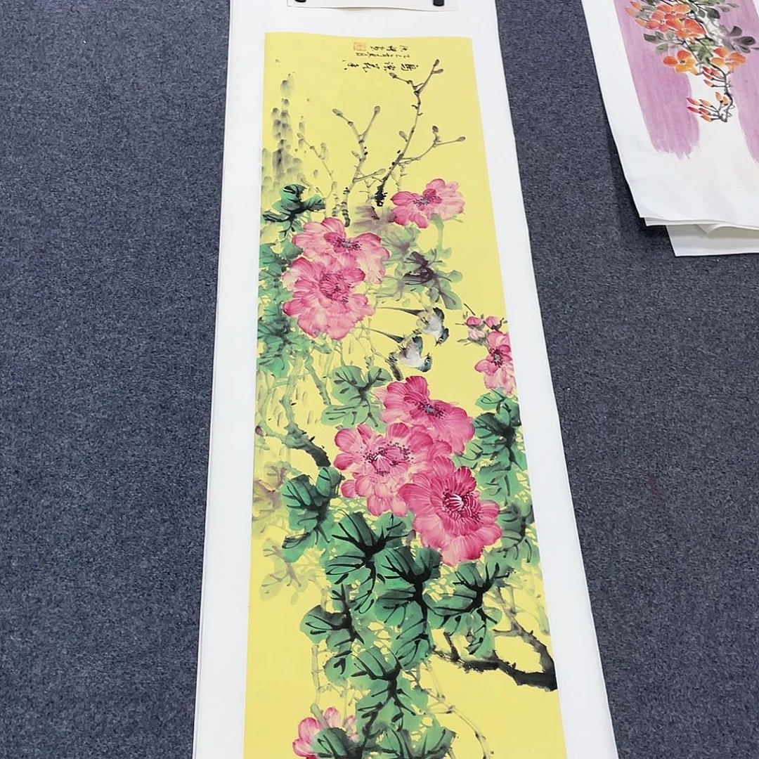 国画作品小姐姐放漏…