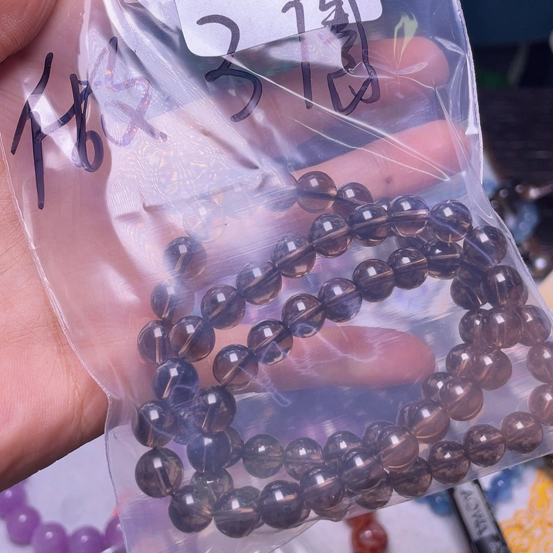哈***乐水晶珠宝半成品未镶嵌手链（114