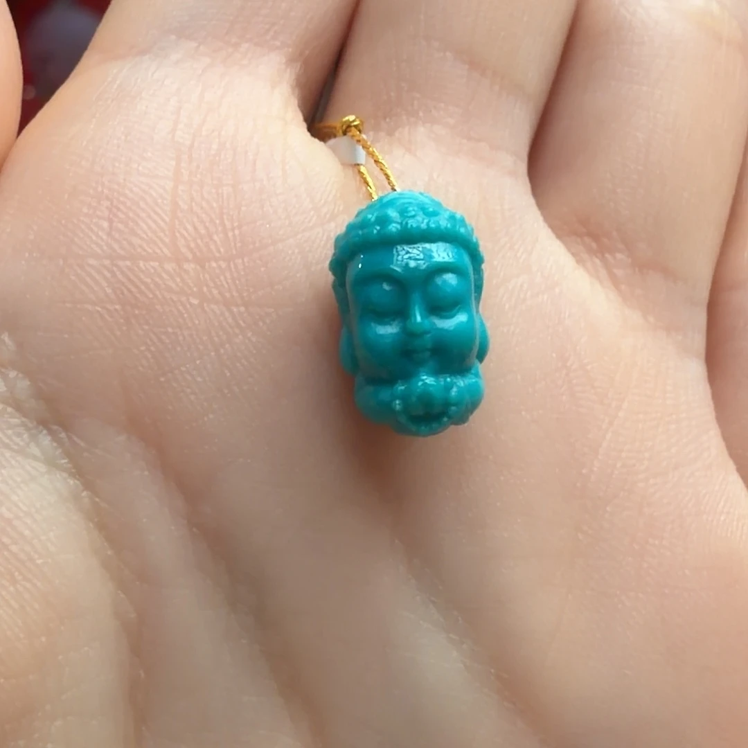 绿松石未镶嵌颈饰