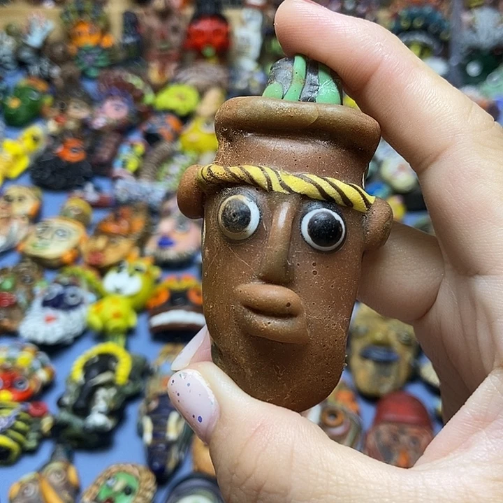 颈饰琉璃巧克力娃26