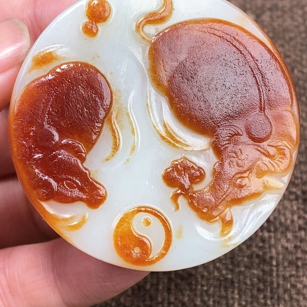 和田玉挂件未镶嵌