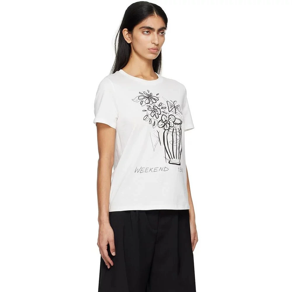 全新未使用 MaxMara MaxMara/麦斯玛拉 奢邦/T恤uk3/公价3800