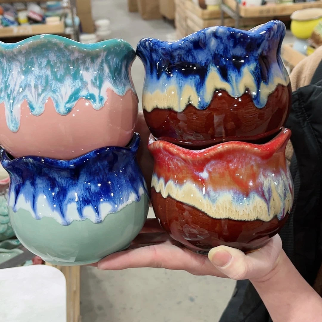 【闪购商品】陶瓷陶瓷多肉植物花盆