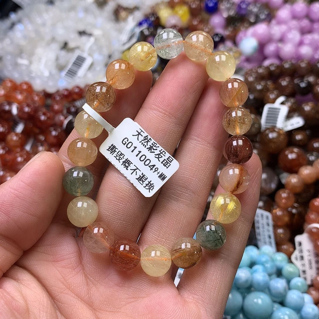 水晶手链未镶嵌，