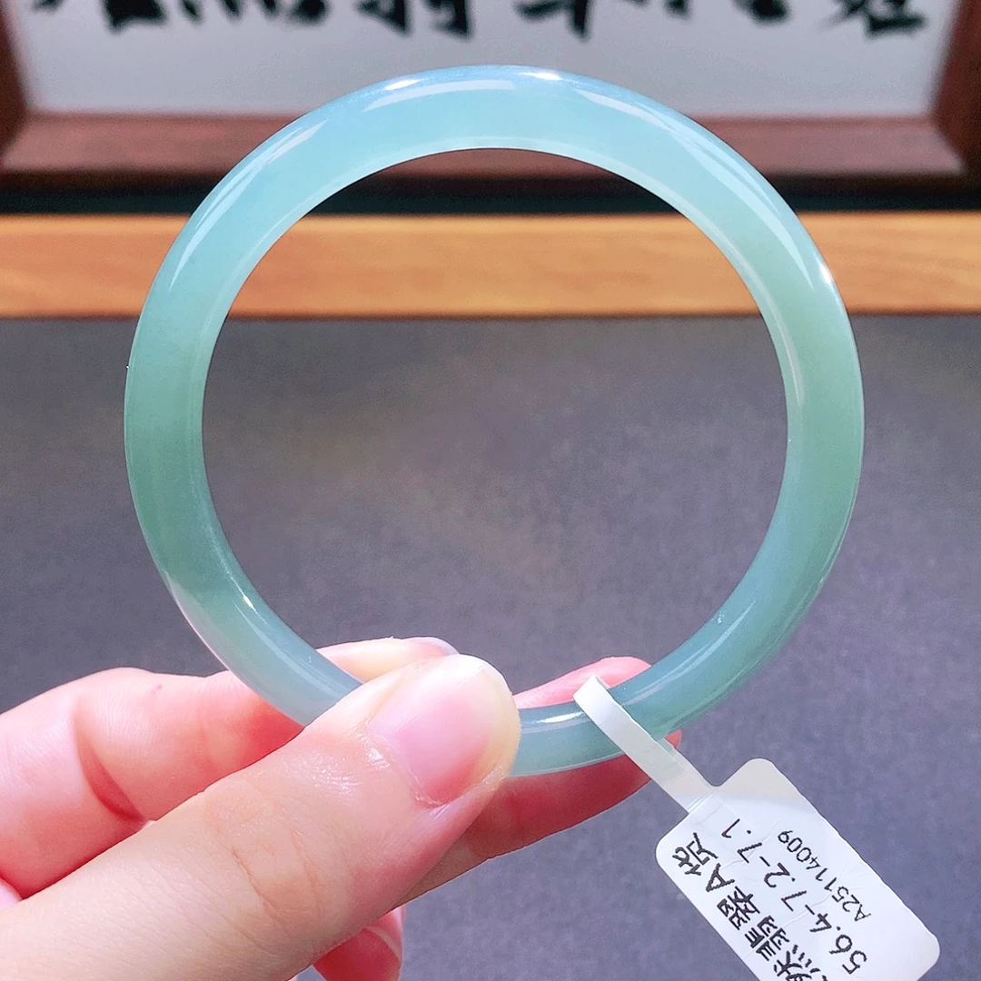 翡翠未镶嵌手镯天然翡翠