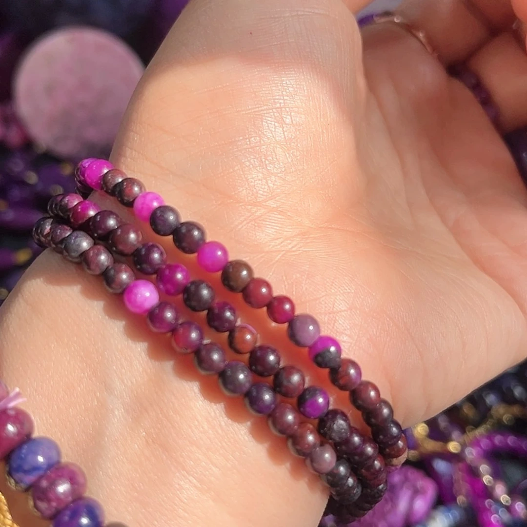 【闪购商品】琉璃颈饰舒具石老油料29三圈卡5