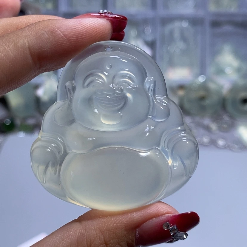 【闪购商品】岫玉颈饰未镶嵌阿**?肚佛