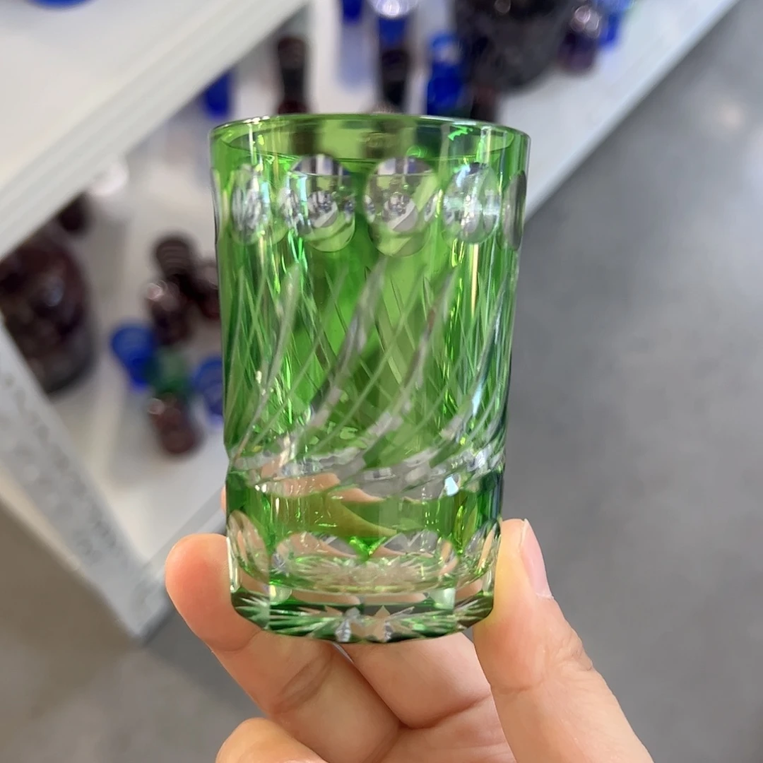 水晶玻璃高脚款微瑕一个