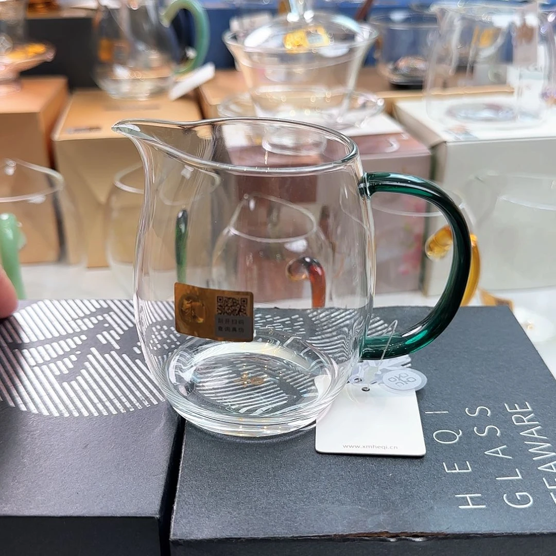 禾器澄然公道杯墨绿色