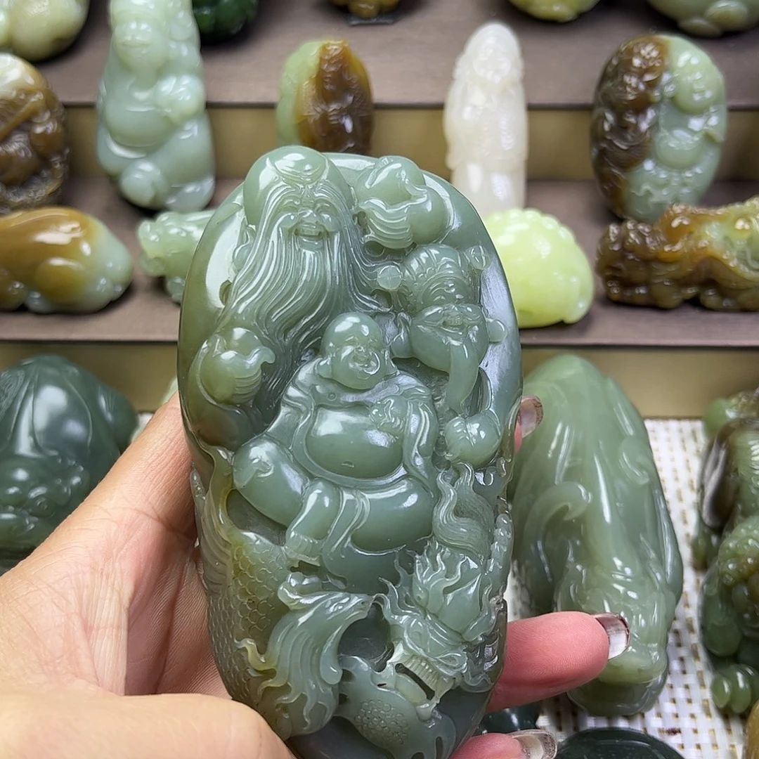 和田玉挂件未镶嵌山*