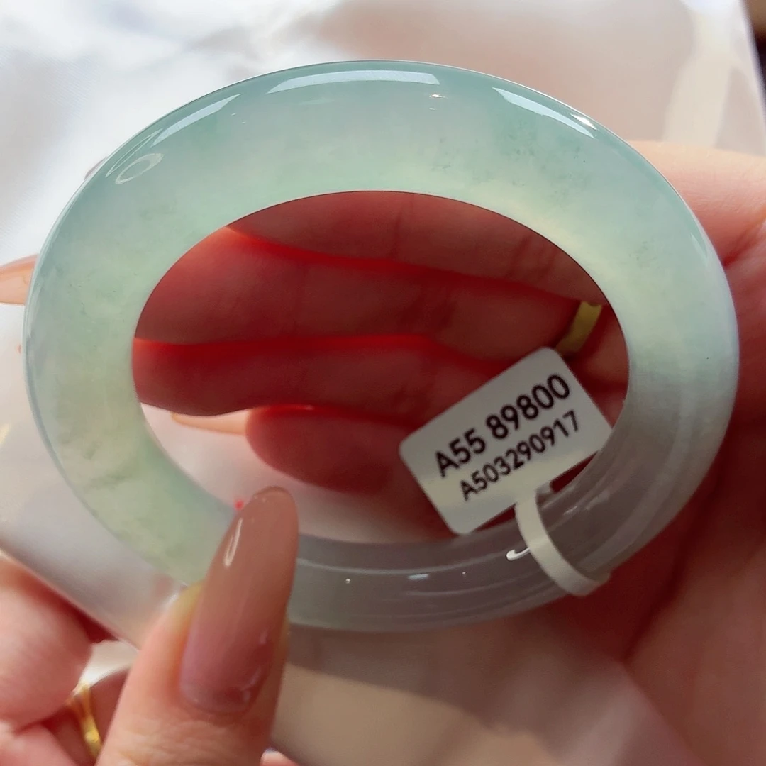 翡翠未镶嵌手镯（圆镯）22（35号）