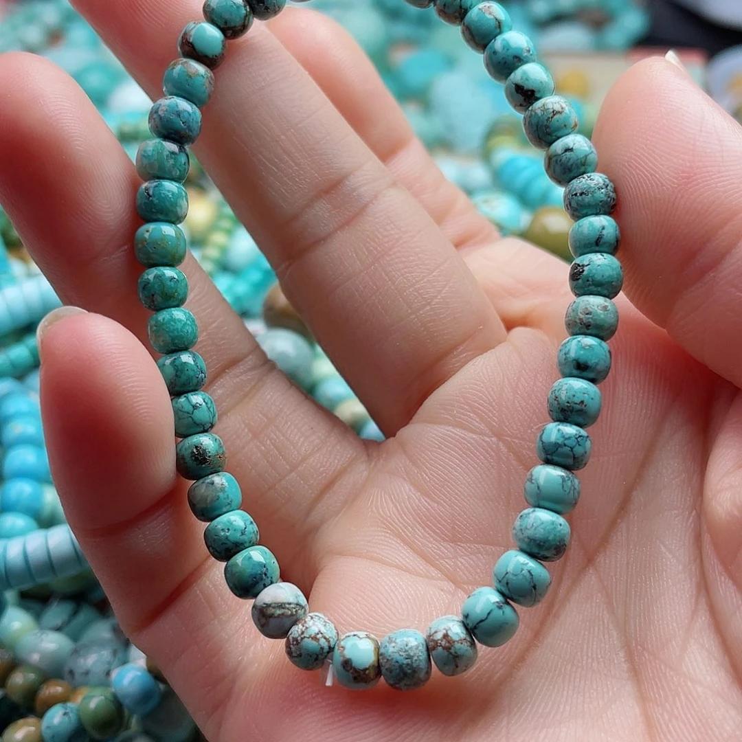 未镶嵌绿松石珠宝半成品