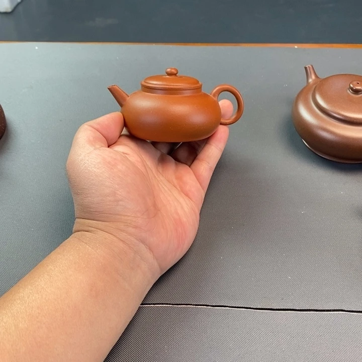 蓝***空茶壶紫砂全手秋悦