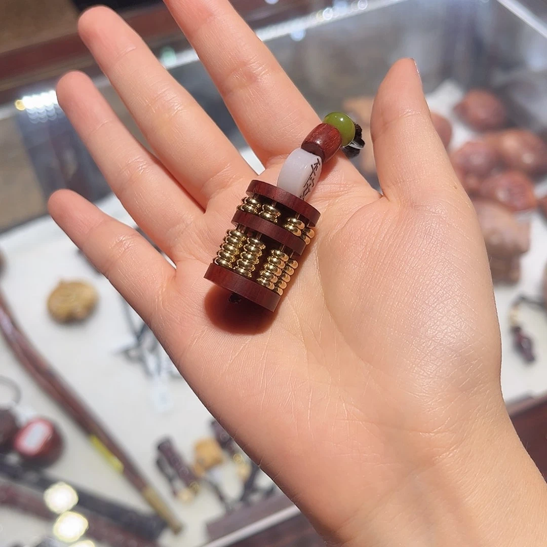 乌木类成套家具算盘挂件