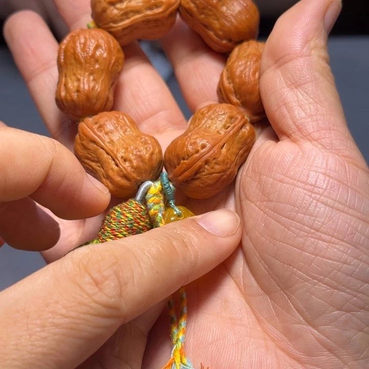 文玩核桃把件花生5843