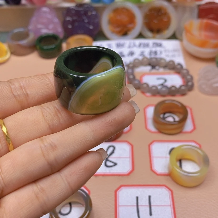 【闪购商品】玛瑙/玉髓颈饰未镶嵌包*心