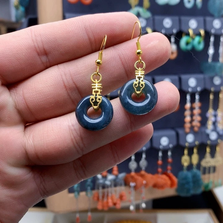 未镶嵌翡翠耳饰耳饰