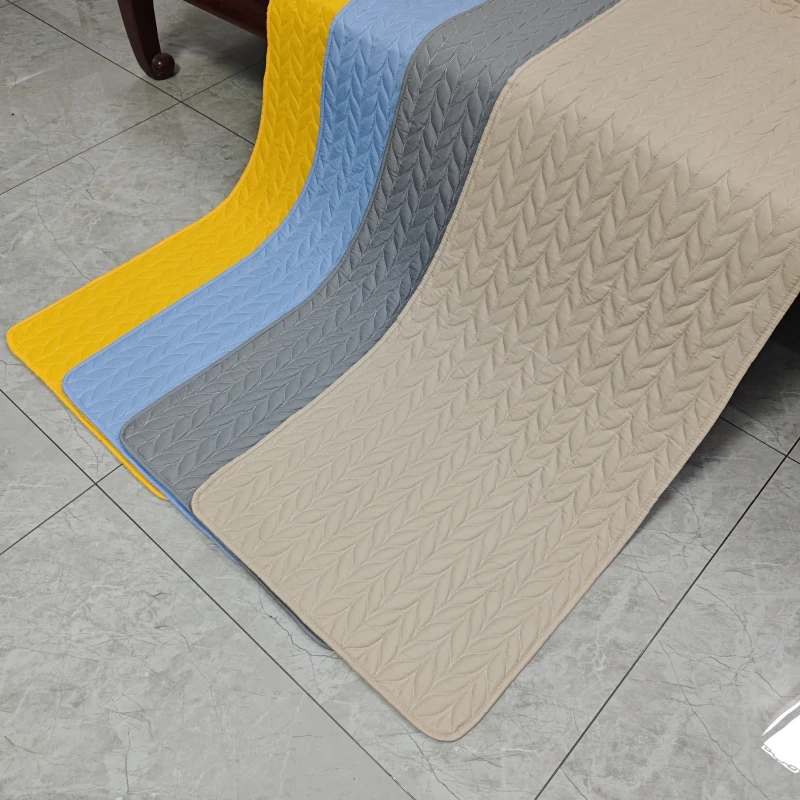 四季通用沙发垫防滑布艺小清新田园坐垫简约红木真皮长椅春秋冬款