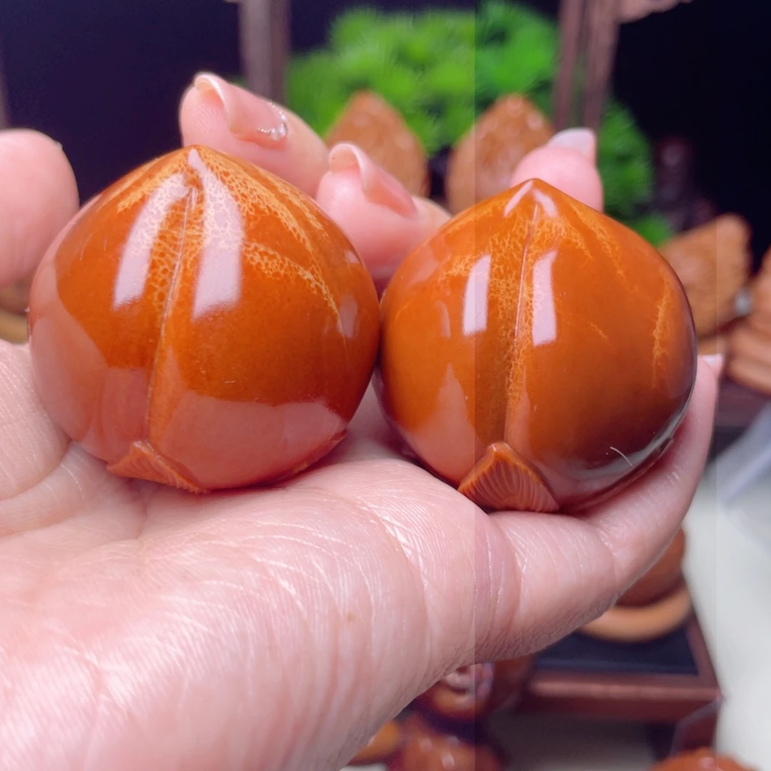 吊坠橄榄核寿桃3.7手球