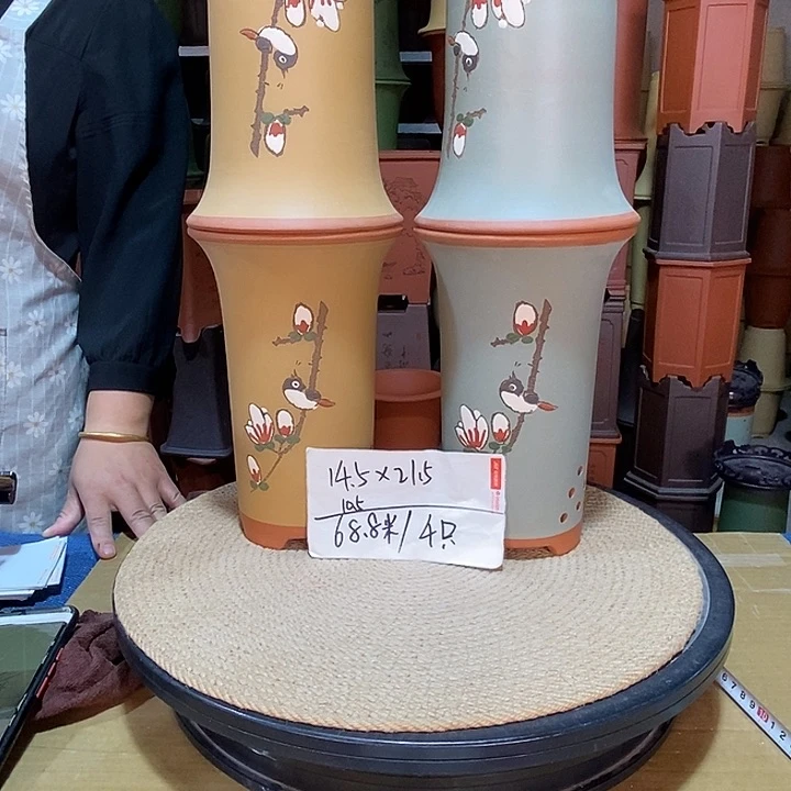 紫砂花盆紫砂花盆