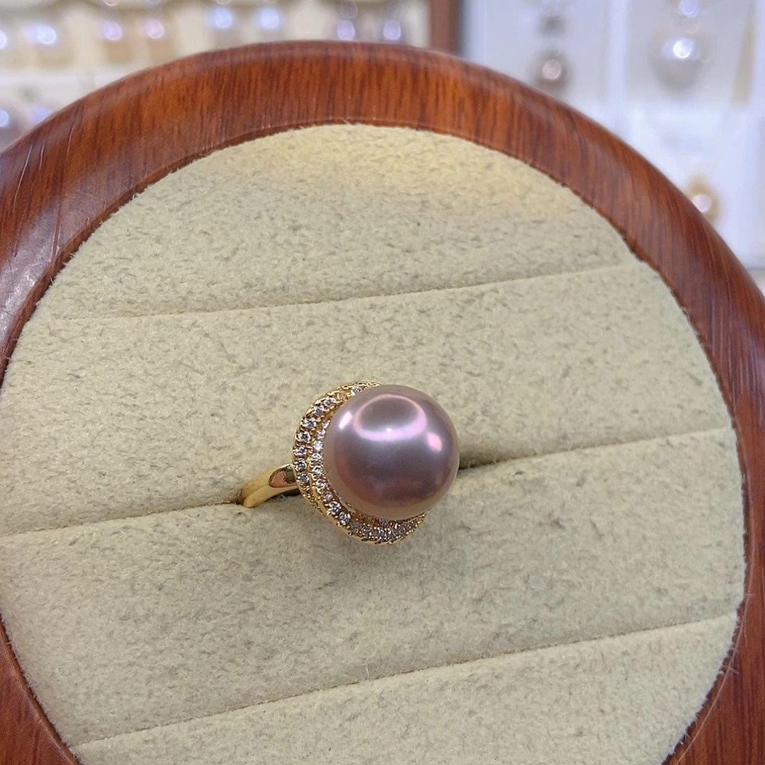 淡水珍珠戒指合金F