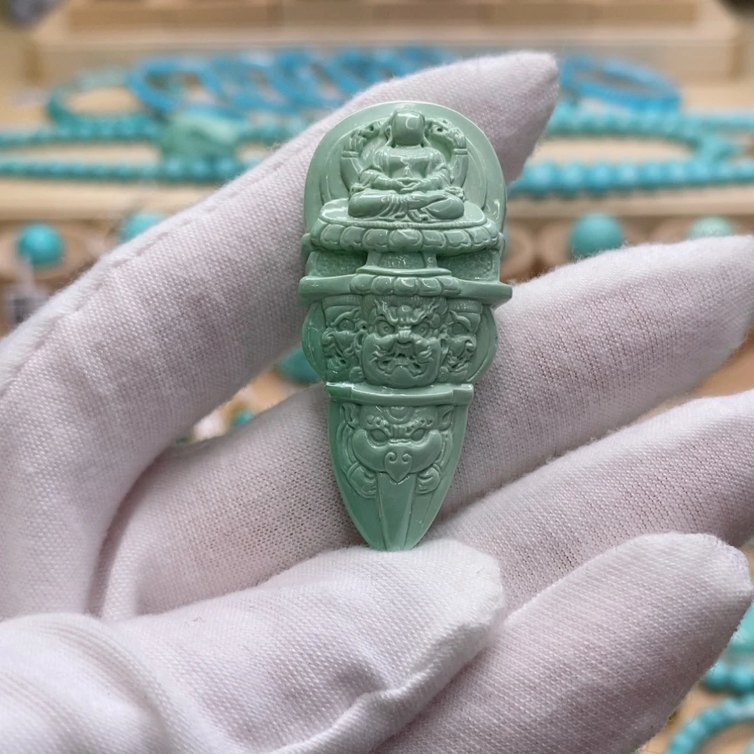 绿松石未镶嵌珠宝奇石