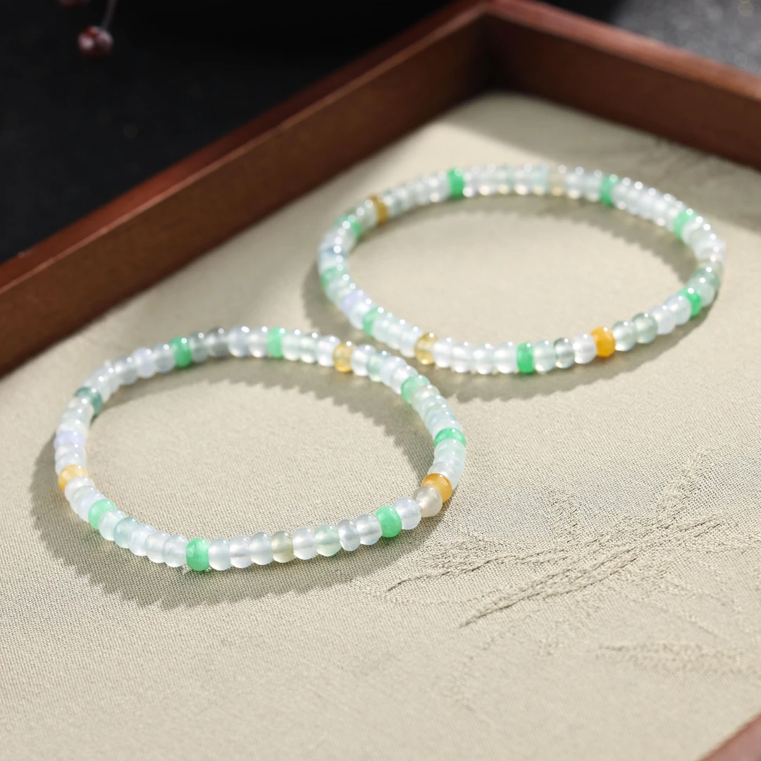 【举石臻选】TA1027-1000-50翡翠手串（一件/多样性发）S