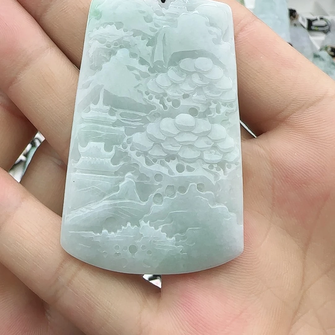 翡翠未镶嵌颈饰翡翠