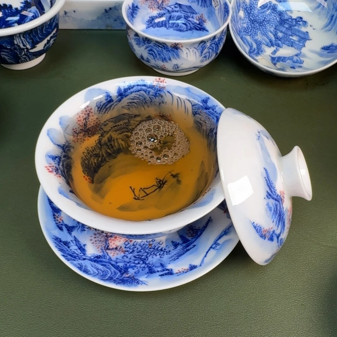 景德镇纯手绘茶具圆圆239