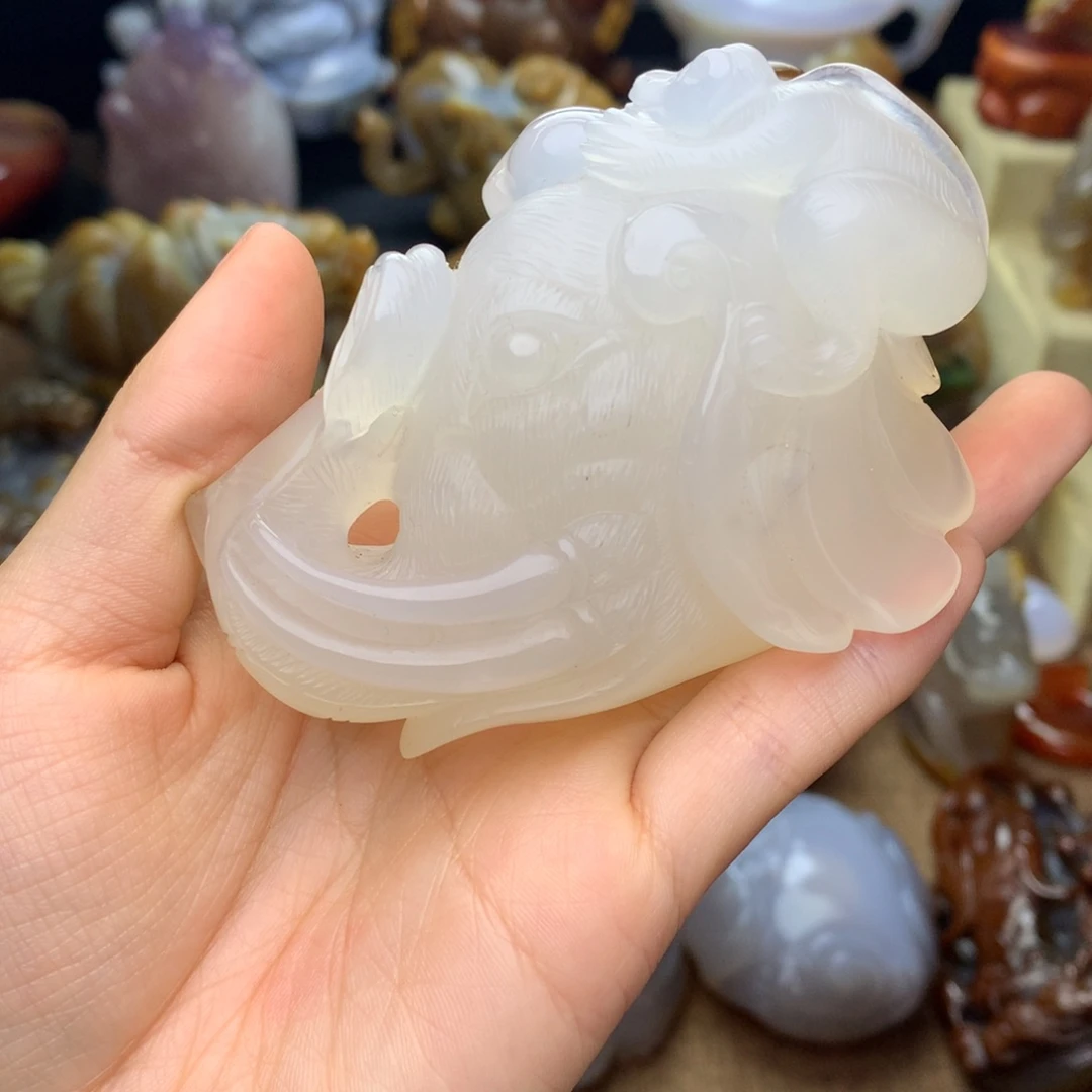 【闪购商品】未镶嵌玛瑙/玉髓珠宝奇石信****腐