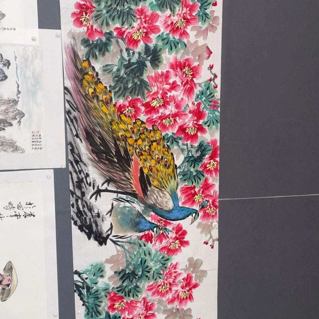 国画王孝华老师绘画