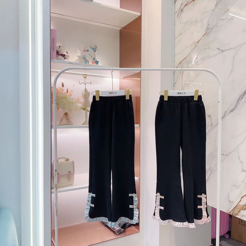 媛媛公主FL媛2024冬女童中大童休闲裤14321R299