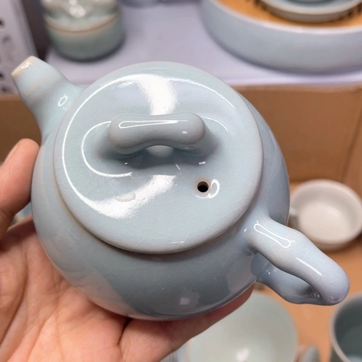 汝州原矿原釉微瑕壶
