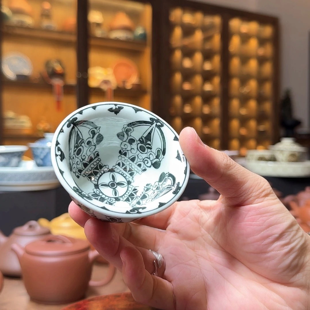 手工手绘金刚十字杵主人杯