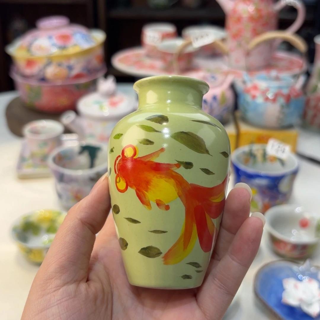 景德镇手绘高温釉下彩陶瓷茶具
