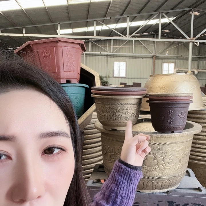 圆30口径花盆六个