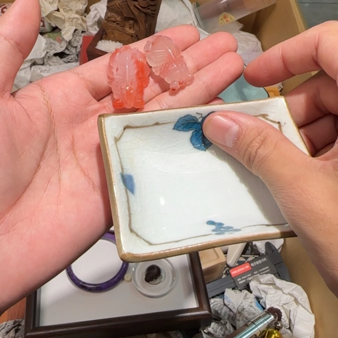 陶瓷孤品单件车里拍