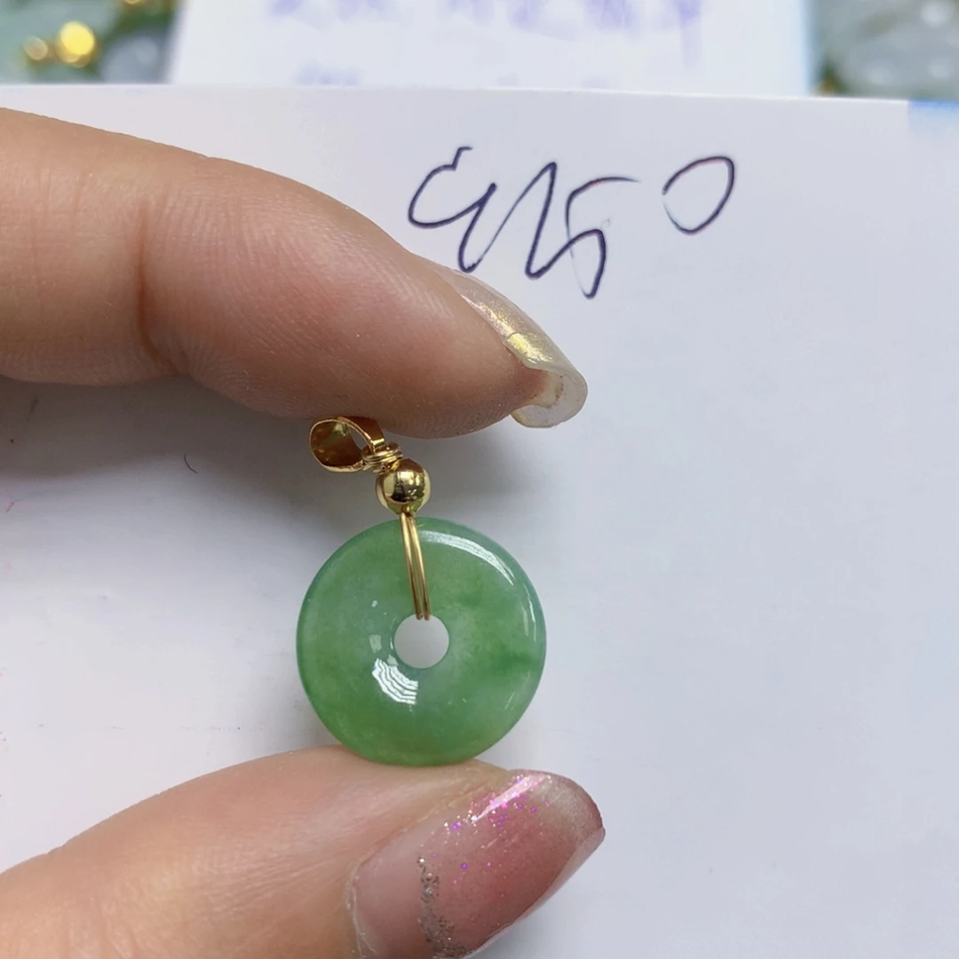 【闪购商品】翡翠颈饰合金天然翡翠A货