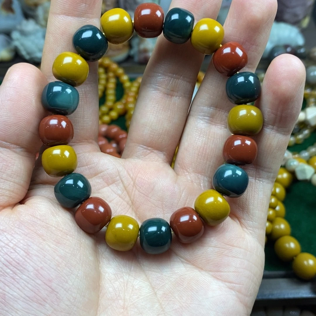 石材阿拉善经典红黄绿