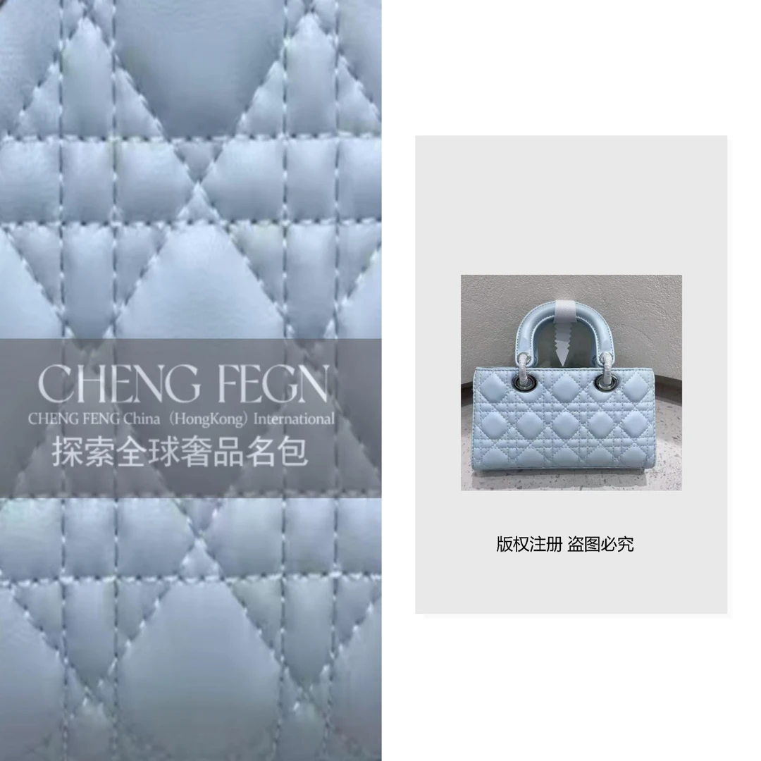 B001乘风· 探索全球奢品名包 【横版戴妃蓝色】501