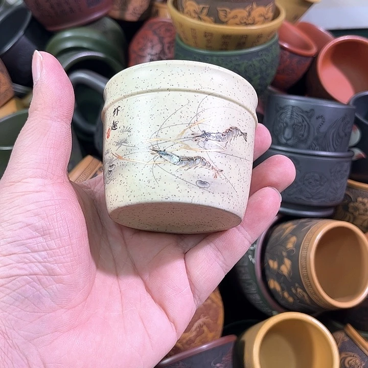 茶杯紫砂全手工紫砂主人杯