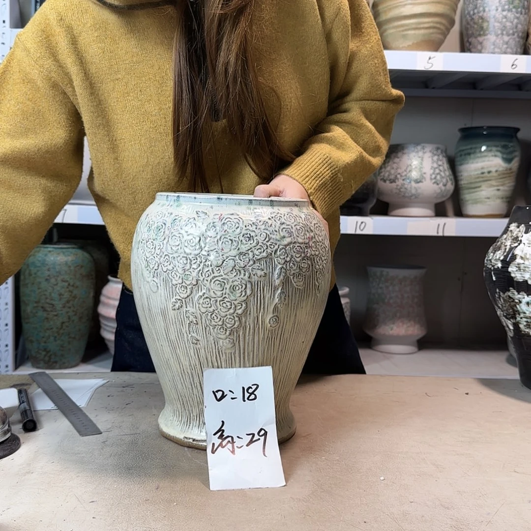 18@29 紫砂花盆尺寸