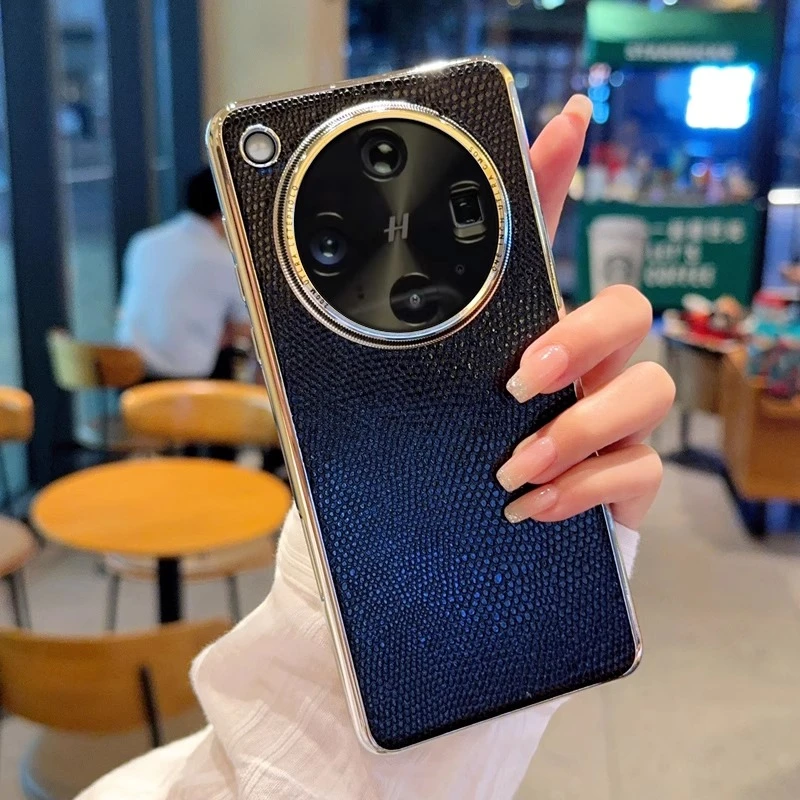 适用OPPOFindX8s手机壳X8S+蜥蜴纹三包电镀x8Ultra简约全包防摔